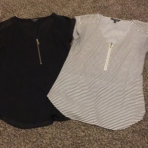 Express shirt bundle EUC both size XS